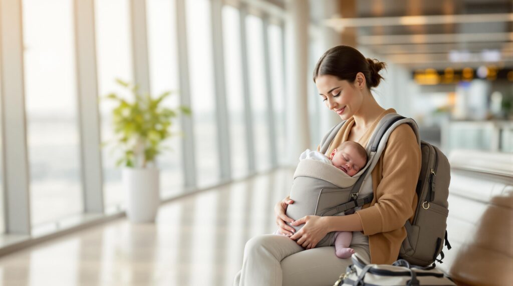 Parenting Tip With Flying And Traveling With A Newborn