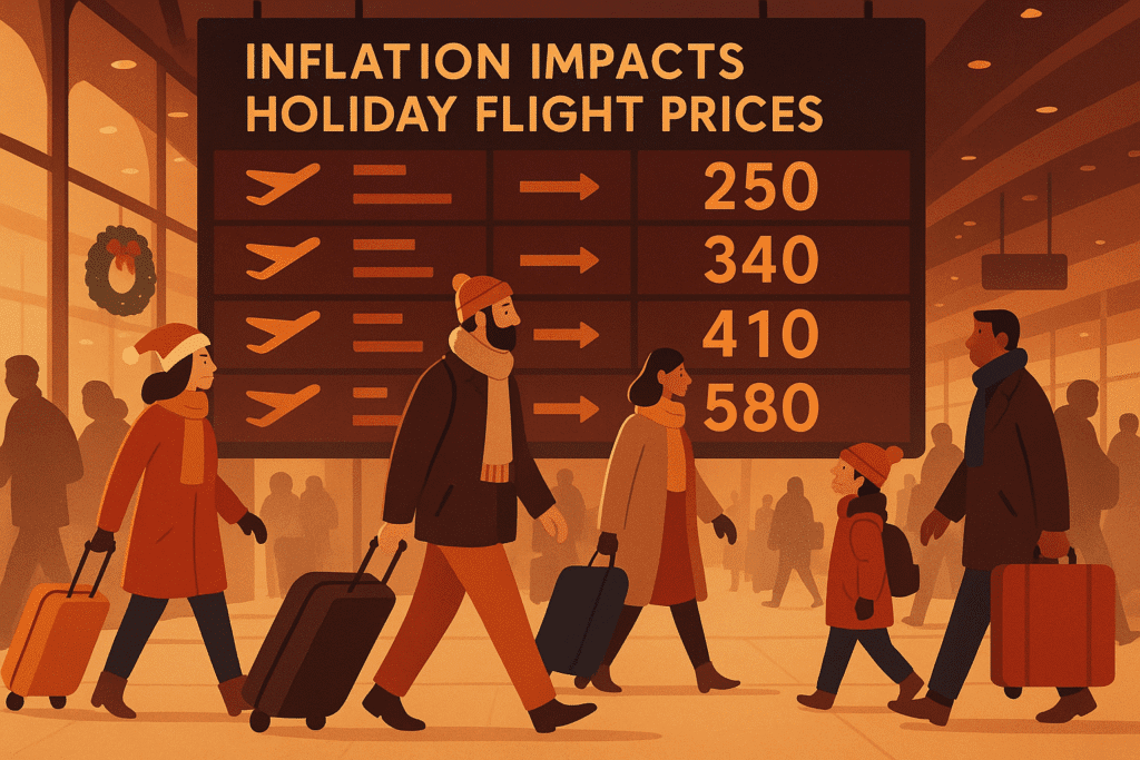 How Inflation Impacts Holiday Flight Prices