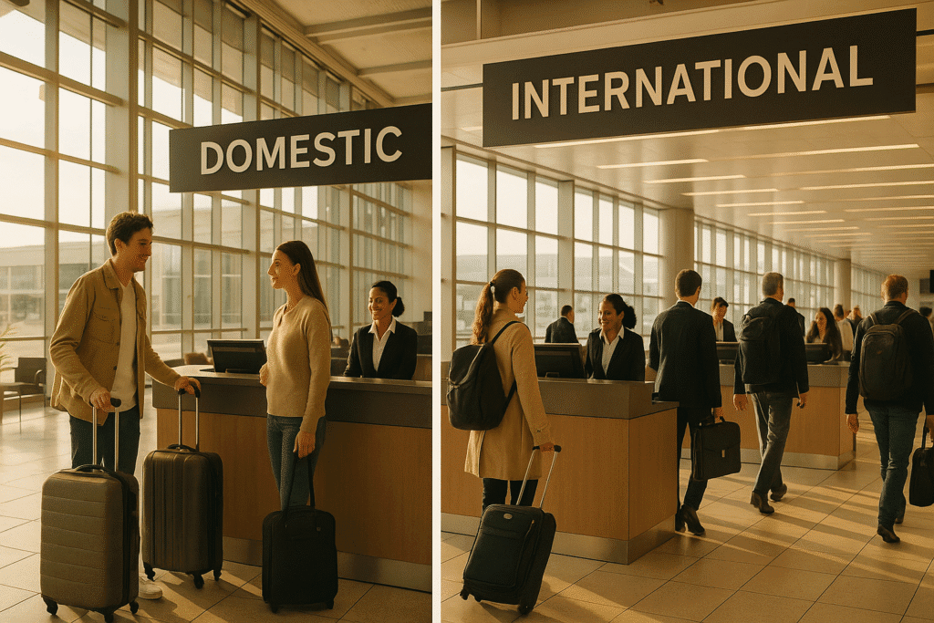 How Domestic and International Flight Flexibility Differs