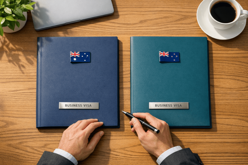 Australia vs. New Zealand: Business Visa Comparison