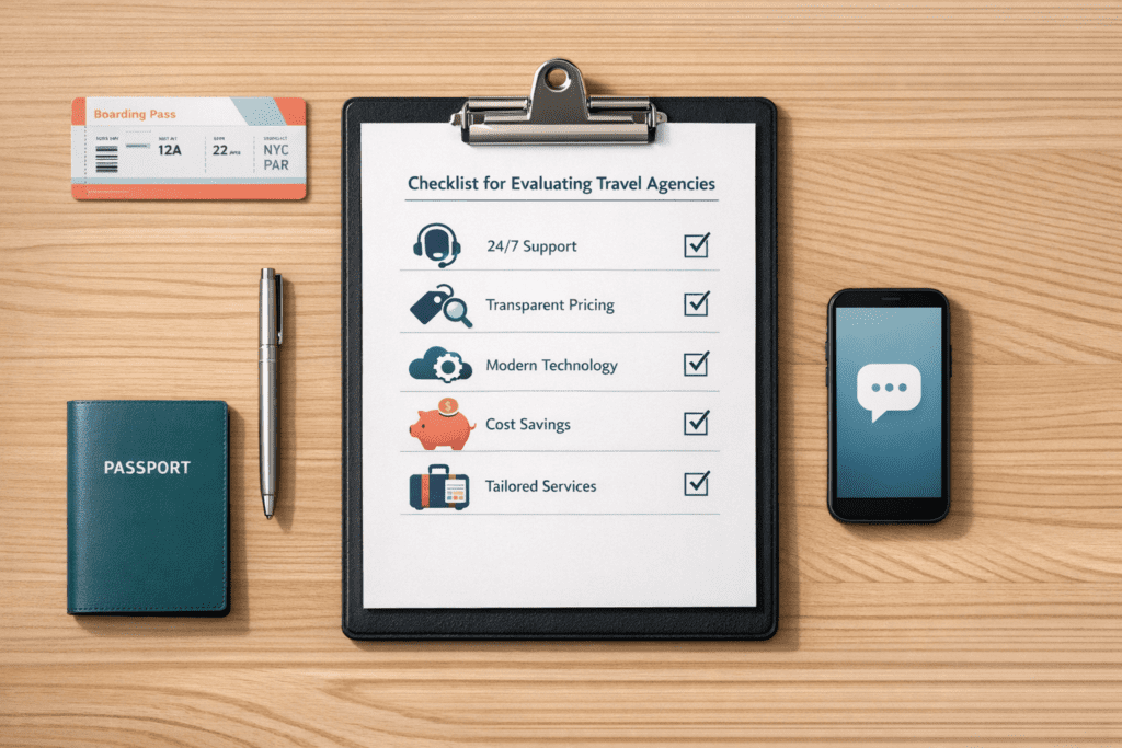 Checklist for Evaluating Travel Agencies