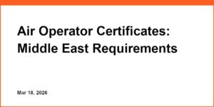 Air Operator Certificates: Middle East Requirements